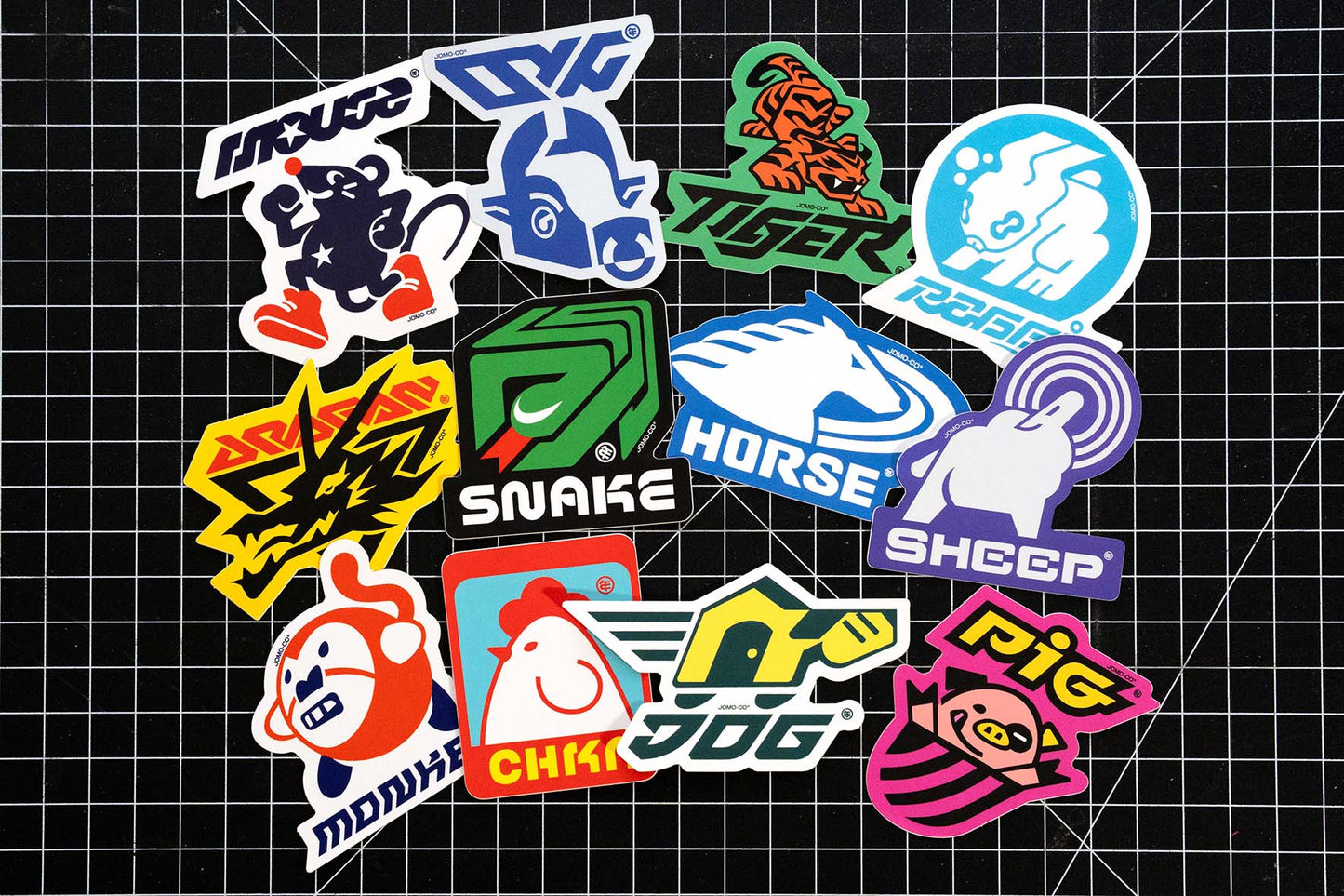 Zodiac Mascot Stickers