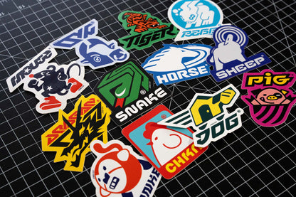 Zodiac Mascot Stickers