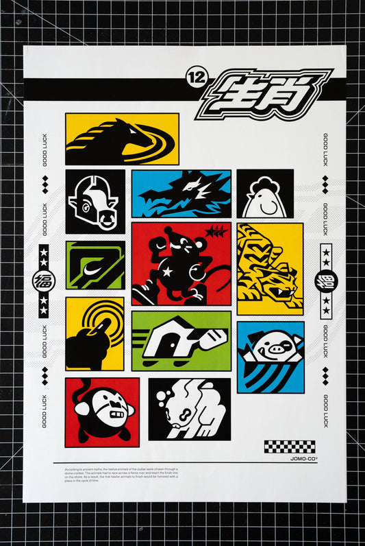 Zodiacs Collage Poster