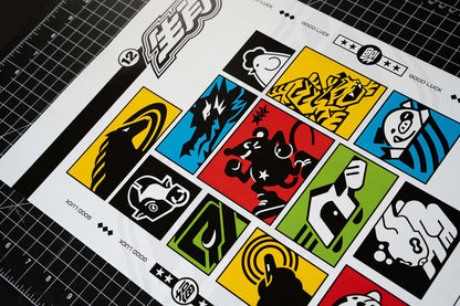 Zodiacs Collage Poster