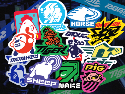 Zodiac Mascot Stickers