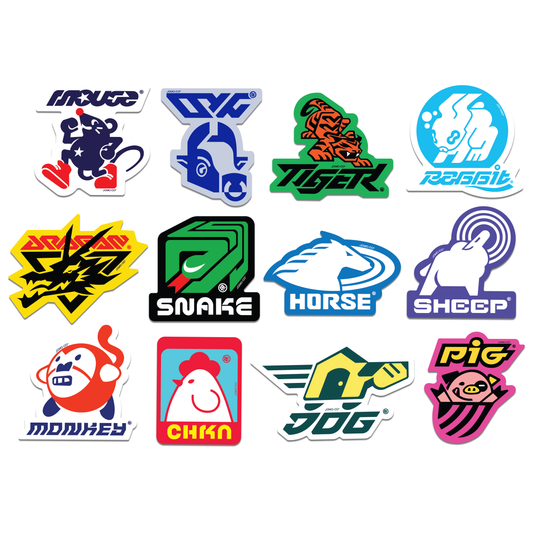 Zodiac Mascot Stickers