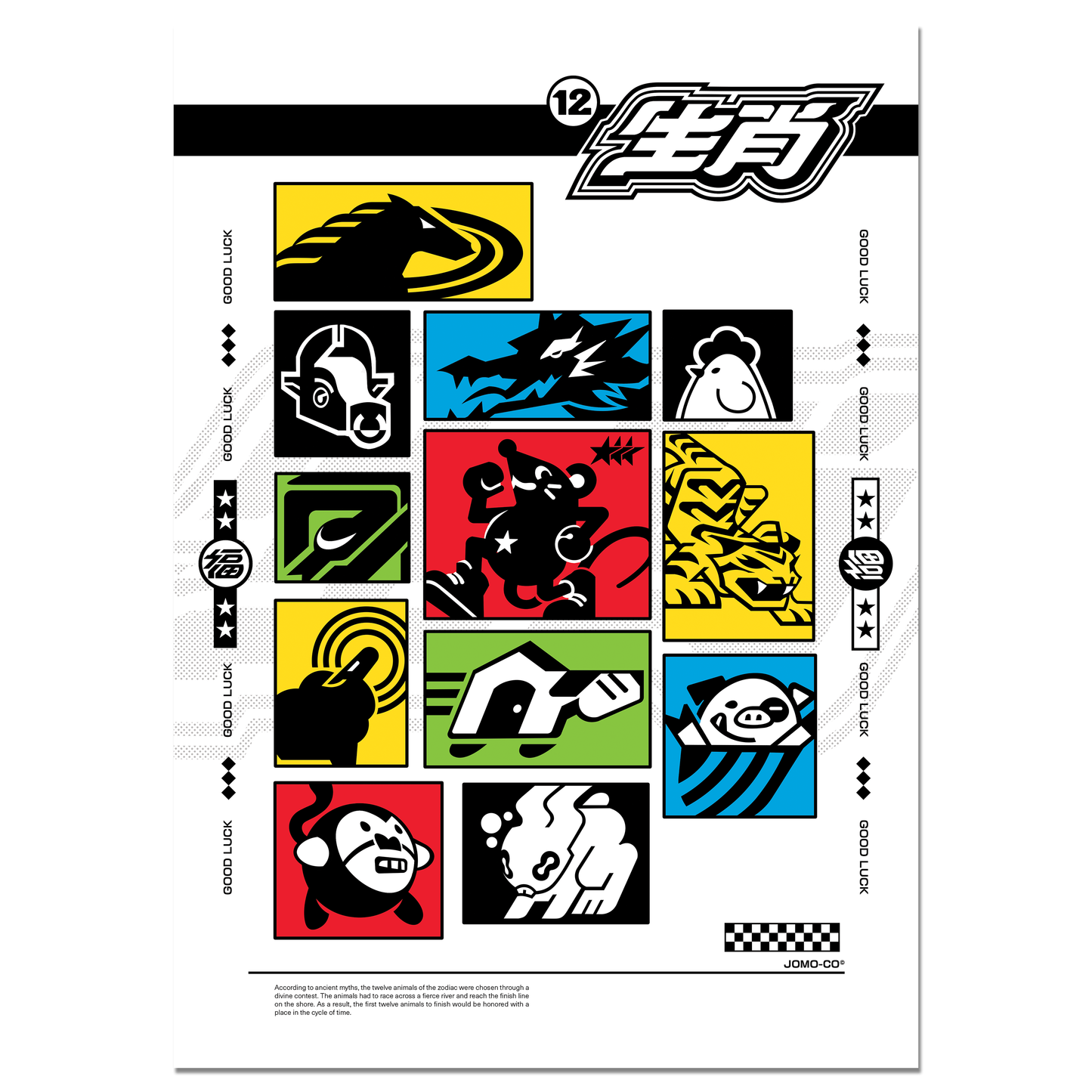 Zodiacs Collage Poster